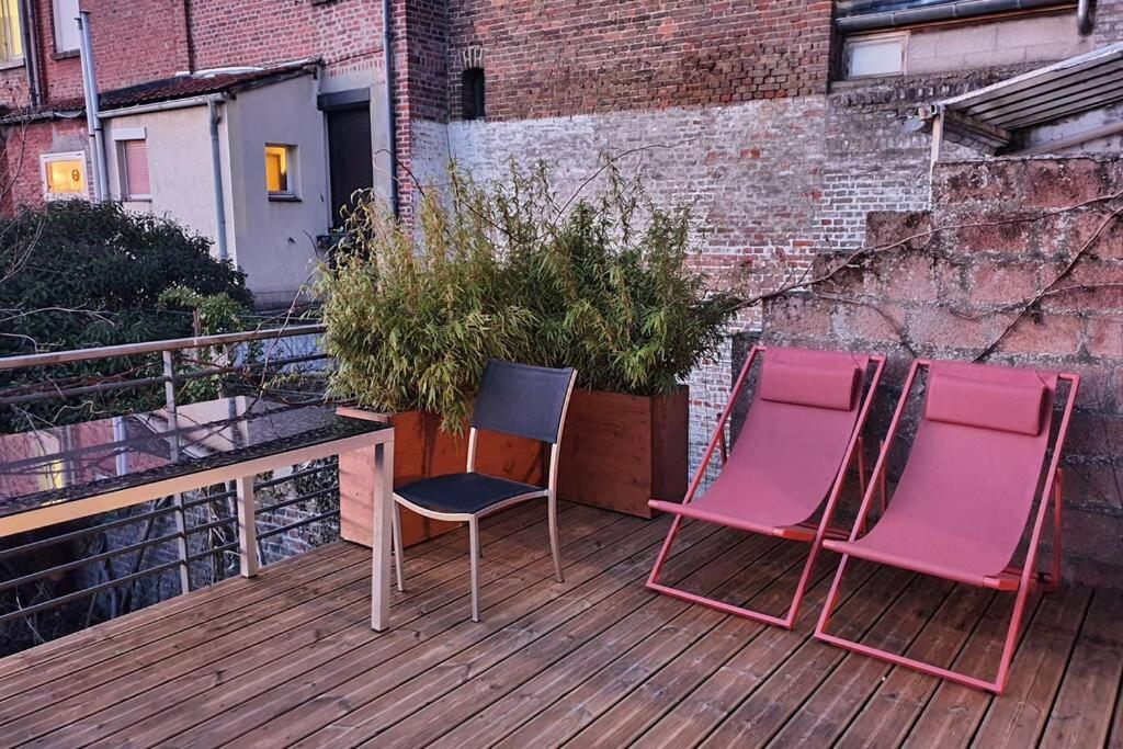Maison Famille-Confort-Terrasse Jardin-Vue Cathedrale Amiens Eksteriør bilde