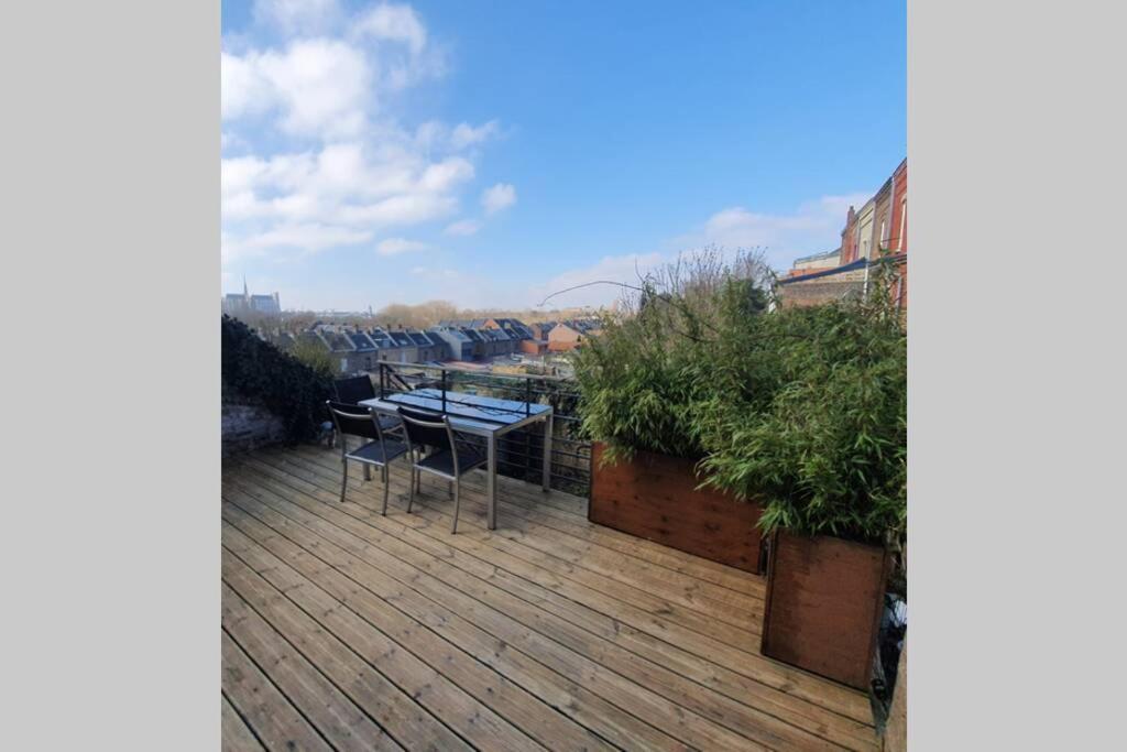 Maison Famille-Confort-Terrasse Jardin-Vue Cathedrale Amiens Eksteriør bilde